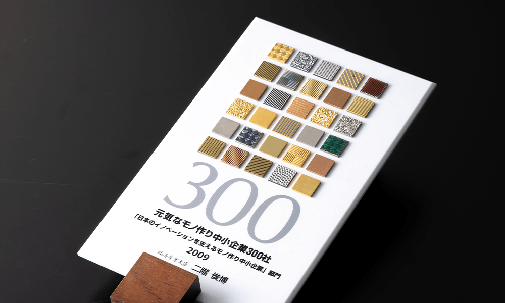 「2009年元気なモノ作り中小企業300社」に選定